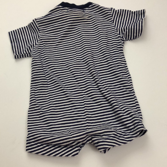 TARA COLLECTION Stripe Canoe Baby Boy 3M Outfit - Picture 4 of 5
